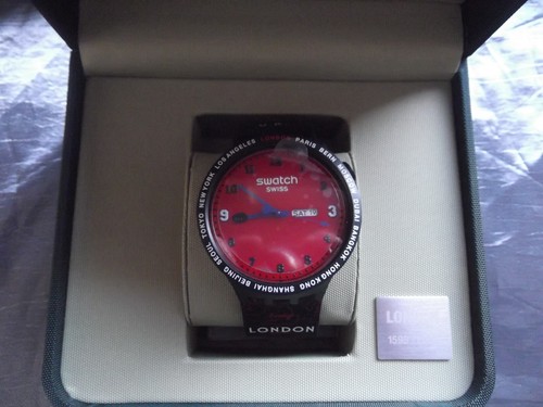 Swatch watch so27z701s - swatch, big