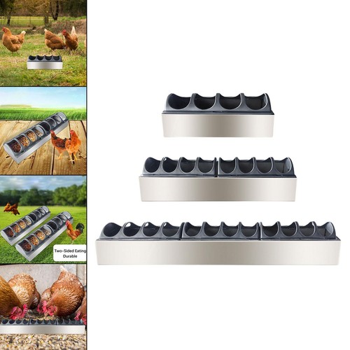 Poultry feeder trough multi - poultry,
