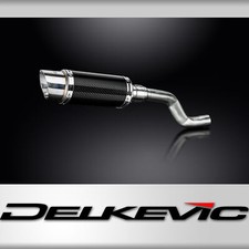 Yamaha XT500 TT500 1977-1989 200mm Round Carbon Exhaust Silencer Can Kit