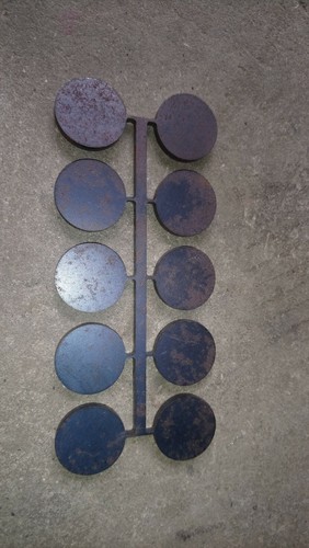Laser cut tube blanks bracket
