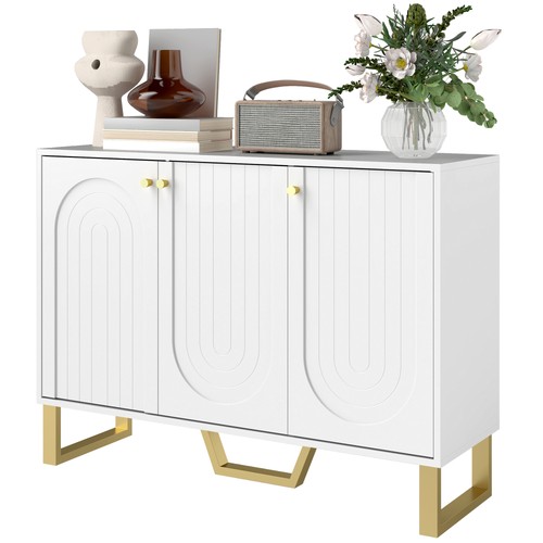 Homcom sideboard with doors - homcom,