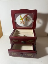 Vintage Wooden Jewelry Box