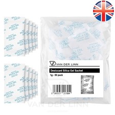 VDL Silica Gel Desiccant Sachets 1g 5g 10g  20g  50g 100g 250g Packets Anti Damp
