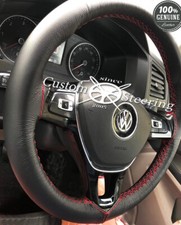 BLACK LEATHER STEERING WHEEL