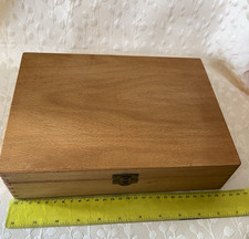 Vintage Plain Wooden Box with