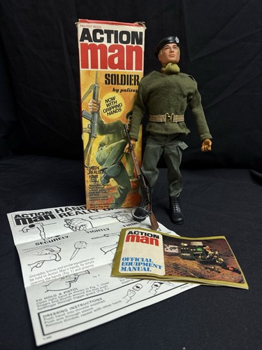 Vintage action man soldier - man,