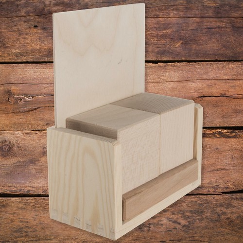 Wooden blank desk perpetual - wooden,