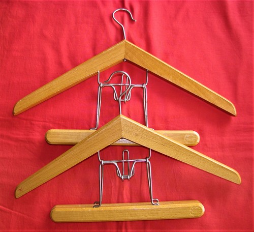 Vintage wooden clip - wooden,