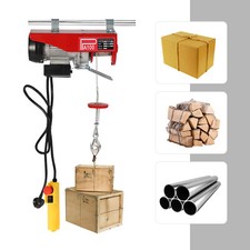 Electric Workshop Garage Gantry Hoist 200Kg 480W &Hook Scaffolding Winch Lifting