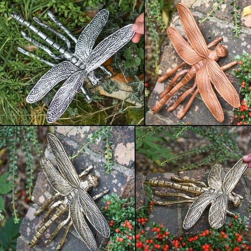 Cast aluminium dragonfly - aluminium,