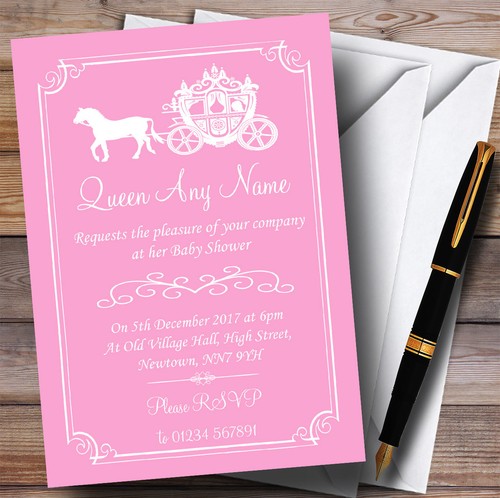 Pink horse carriage - horse,
