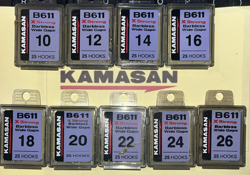 Kamasan b611 strong joblot - b611, x