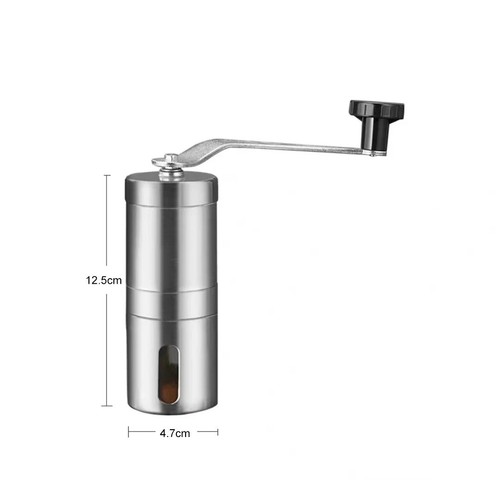 Stainless steel manual coffee - steel,