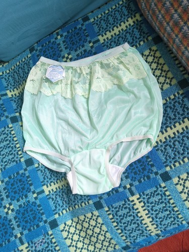Vintage 1960s sheer green - sheer,