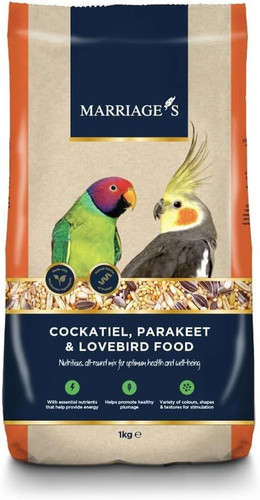 Marriages lovebird food - -,