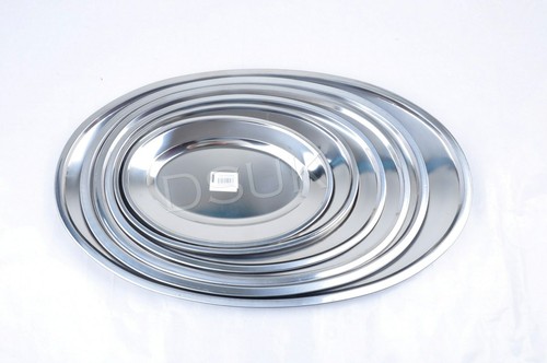 Oval platter stainless - stainless, steel