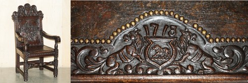 Antique 1718 dated william iii - 1718,