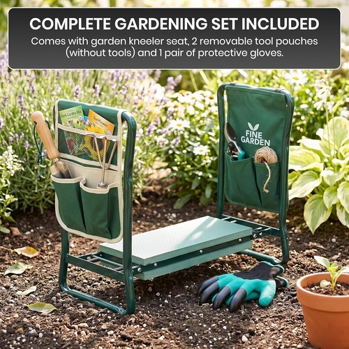 Folding garden kneeler - folding,