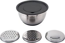 Mixing Bowl with Lid – Stainless Steel – Large Salad Bowl for Cooking Food.