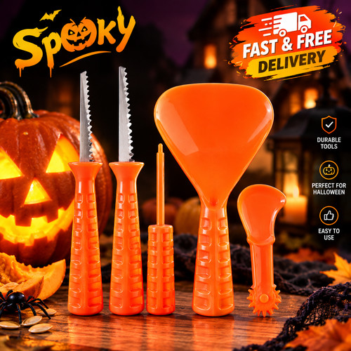 Halloween pumpkin carving kit - halloween,