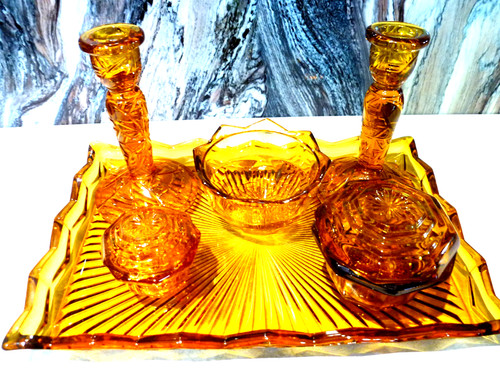 Amber glass dressing - glass,