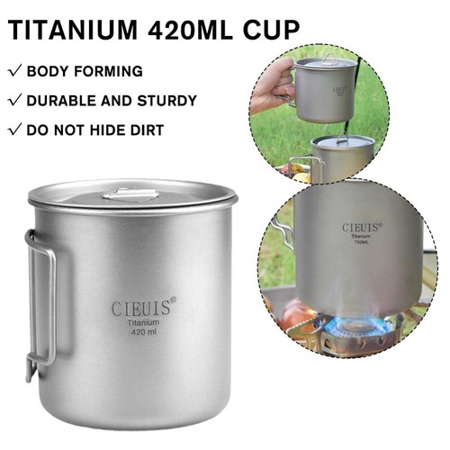 Titanium 450ml cup with - 450ml,