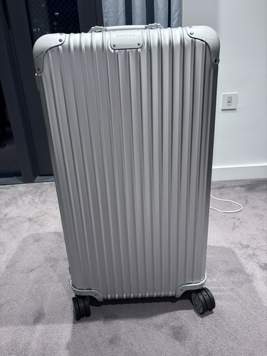Rimowa silver aluminium trunk - aluminium,