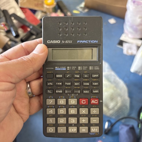 Casio 82sx fraction - casio, fx-82sx