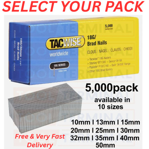 Tacwise 18g gauge brad - tacwise,