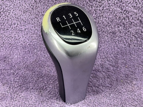 Bmw gear knob black leather - bmw,