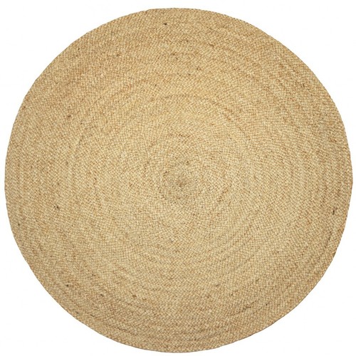 Rug round jute carpet - round,