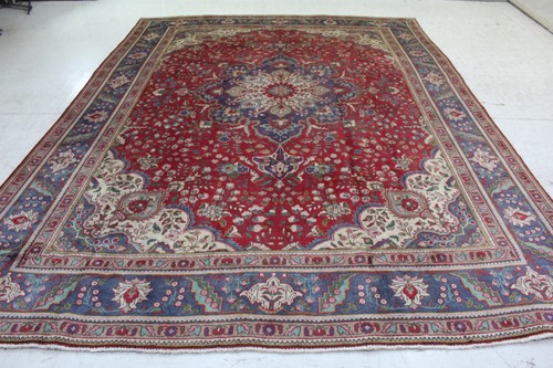 Handmade wool rug - wool,
