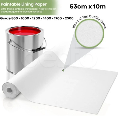 Paintable lining paper for - paintable,