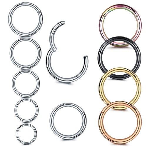 Surgical steel nose ring - surgical,