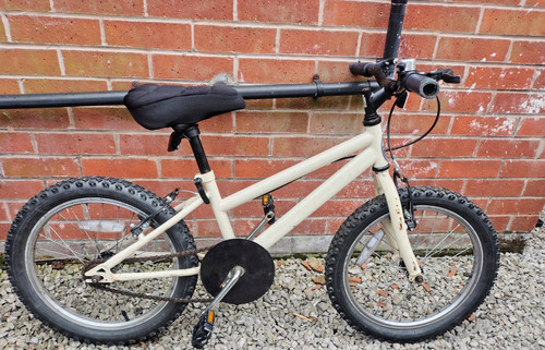 18in beige unisex kids bike - 18in,