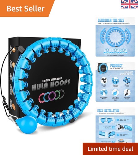 Smart adjustable weighted - adjustable, hula