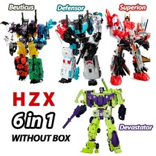 HZX 5In1 Transform IDW Bruticus Robot 12.6" Action Figure Model Toys Doll No Box