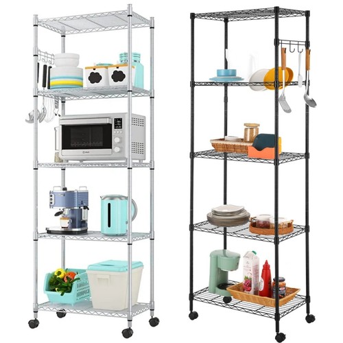 Tier wire shelving unit on - 5/6,