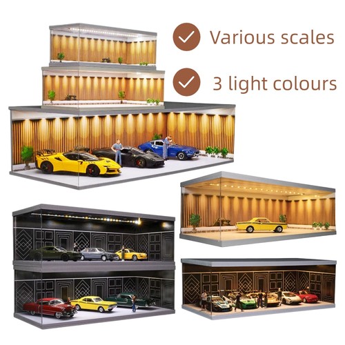 Diorama car showroom - 1:43,