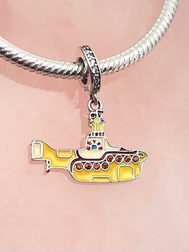 Yellow submarine charm gift - submarine,