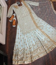 Beautiful Faux Georgette Palazzo Suit With Dupatta For Wedding & Party Wear