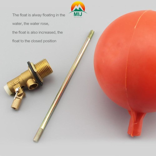 Plastic brass float - brass, ball