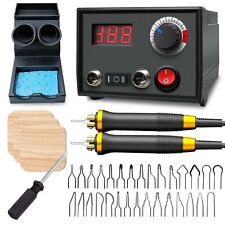 	FIRElood Pyrography Wood Burning Kit Professional Wood Burner Tool Dual Pen 30	