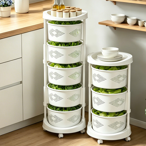 Rotating storage rack trolley - rotating,
