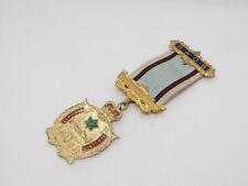 Sterling Silver Gilt & Enamel RAOB Masonic Jewel Medal Vintage 1975 London