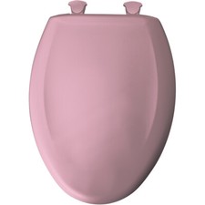 Bemis 1200SLOWT-143 Elongated Slow Close Toilet Seat - Kohler PINK CHAMPAGNE