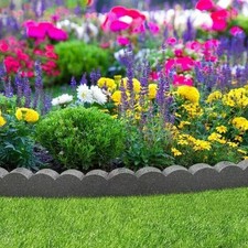 Primeur Graphite Flexi Curve 1.2 Metre Edging Lawn Scallop Curve Border Garden 