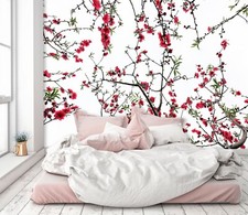 3D Red Flower R12217 Wallpaper