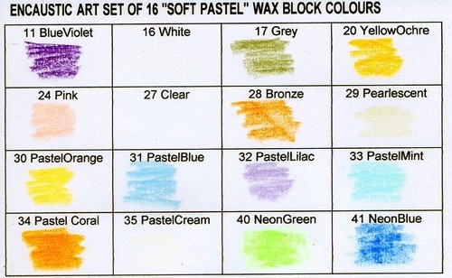Encaustic art wax - blocks,