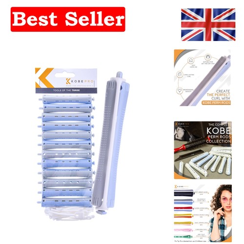 Durable grey blue perm rods - durable,